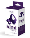 Vedo Kimi Rechargeable Dual Finger Vibe W- Remote Deep Purple